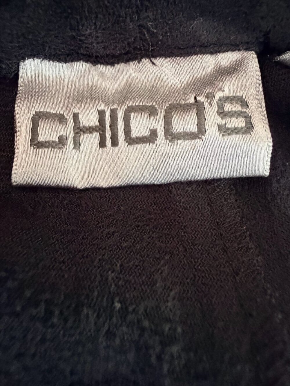 2/$30 Chico's Maxi A-Line Skirt Black 4 #A3366 - Picture 5 of 8
